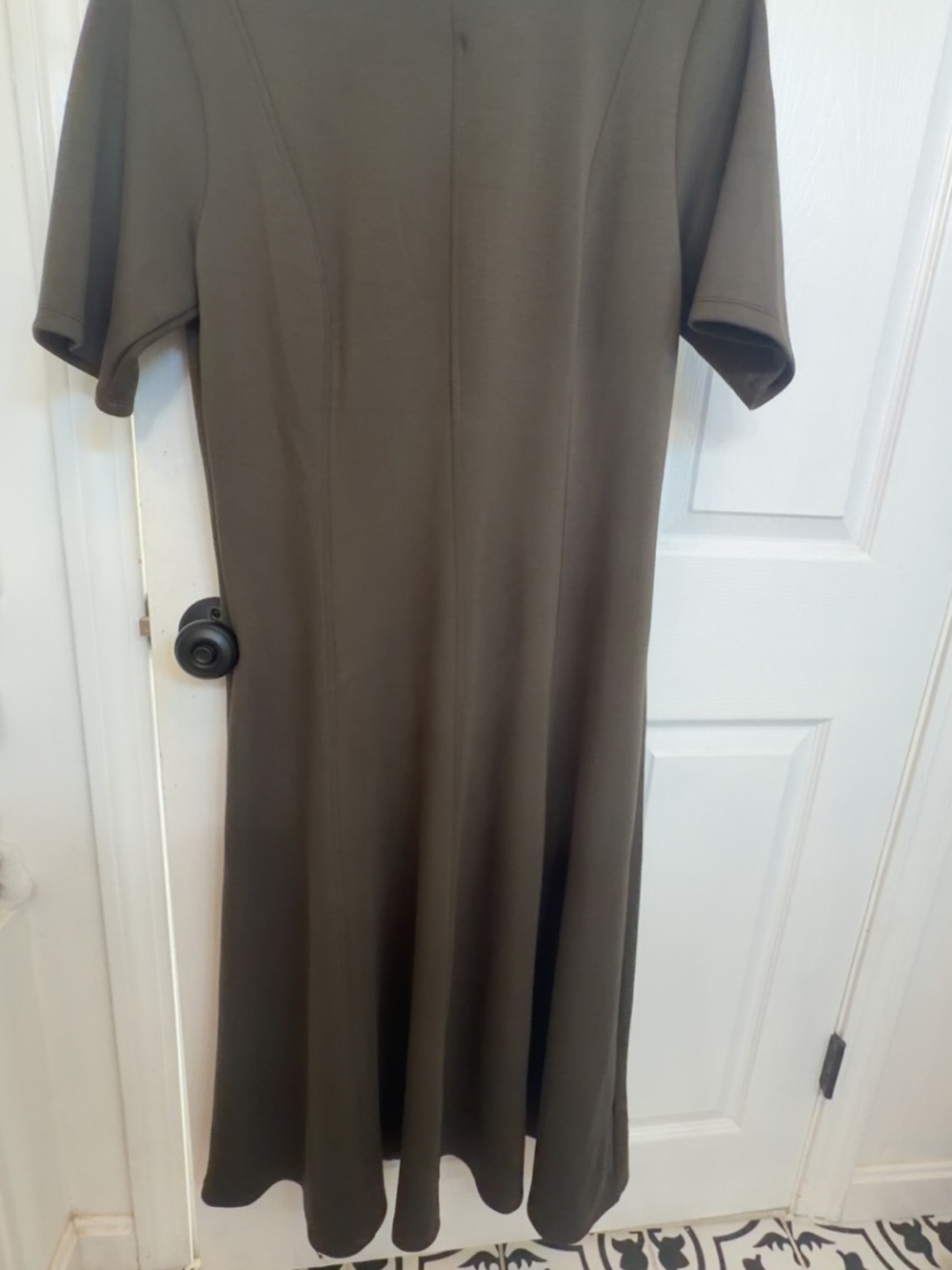 Banana Republic Olive Green Midi A-Line Dress